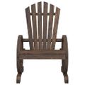 vidaXL Záhradná stolička Adirondack jedľový masív