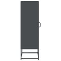 vidaXL Highboard Antracit 36x39x123 cm Oceľ valcovaná za studena
