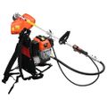 vidaXL Krovinorez s batohovým dizajnom, oranžový 52 cm3 1,45 kW