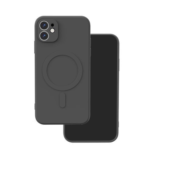 Jednofarebné puzdro Mag pre iPhone 11 čierna