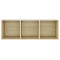 vidaXL TV skrinky 3 ks dub sonoma 107x35x37 cm drevotrieska