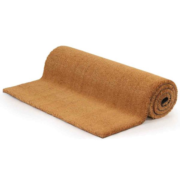 vidaXL Rohožka z kokosového vlákna, 24 mm, 100x100 cm, prírodná farba