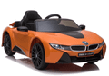 JiaJia Elektrické autíčko BMW i8 oranžová