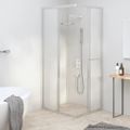 vidaXL Sprchový kút matný ESG 80x70x180 cm