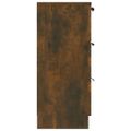 vidaXL Komoda dymový dub 60x30x70 cm spracované drevo