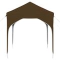 vidaXL Prístrešok na párty 194 x 194 x 245 cm Sivohnedá