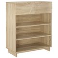 vidaXL Skrinka na topánky 73 x 38 x 87,5 cm Spracované drevo