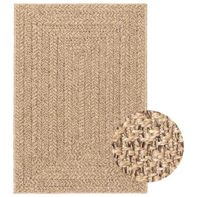 vidaXL Koberec ZIZUR 160x230 cm, jutový vzhľad, interiér a exteriér