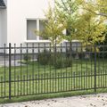 vidaXL Spike prstenec plot HORST 200 x 150 cm Čierna
