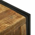 vidaXL Úložná krabica Hnedá a čierna 80 x 50 x 50 cm Drsné mango drevo