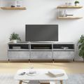 vidaXL TV skrinka betónová sivá 150x30x44,5 cm kompozitné drevo