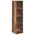 vidaXL Highboard Staré drevo 35 x 37 x 142 cm Kompozitné drevo