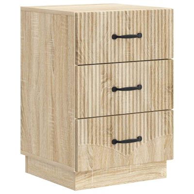 vidaXL Nočný stolík Dub sonoma 43 x 41 x 63,5 cm Kompozitné drevo