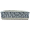 vidaXL Umývadlo na dosku sivo-modré obdĺžnik 46x35,5x13 cm keramické