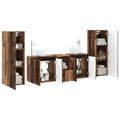 vidaXL Sada kúpeľňového nábytku 5 ks Staré drevo 33 x 34,5 x 100 cm