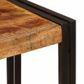 vidaXL Konzolový stôl Hnedá 90 x 33 x 75 cm Masívne mango drevo