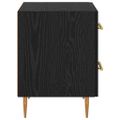 vidaXL Nočný stolík Čierny dub 40 x 35 x 47,5 cm Kompozitné drevo