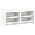 vidaXL TV skrinka 100 x 33 x 47 cm Biela Kompozitné drevo