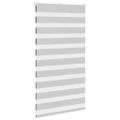 vidaXL Zebra roleta svetlosivá 90x100 cm šírka látky 85,9 cm polyester