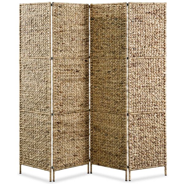 vidaXL Paraván so 4 panelmi 154x160 cm, vodný hyacint