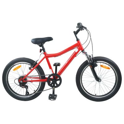 vidaXL Detské Kolo 20 Palcov 6-Speed pre vek 6-11 rokov Červená