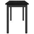 vidaXL lavička Čierny dub 110 x 35 x 45 cm Kompozitné drevo