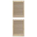 vidaXL Skříňové dvere s dverami 4 ks Prírodná 49,5 x 2,1 x 140,5 cm