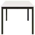 vidaXL Jedálenský stôl Biela 150 x 90 x 75 cm Masívne borovicové drevo