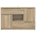 vidaXL Servírovacia skriňa Sonoma dub 100 x 30 x 65,6 Kompozitné drevo