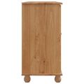 vidaXL Servírovacia skriňa ASKIM 133,5 x 40 x 79 cm Borovicový masív