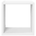 vidaXL Nástenné police 6 ks biele a dub sonoma 26x15x26 cm