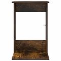vidaXL Bočný stôl Dymová dub 40 x 38 x 62,5 cm Kompozitné drevo