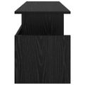 vidaXL TV stolík 102 x 35 x 45 cm Čierny dub Kompozitné drevo