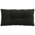 vidaXL Vankúš na chrbát PUTTEN 100% polyester Čierna 70 x 40 x 10 cm