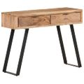 vidaXL Konzolový stolík 100x35x76 cm akáciový masív s prirodzenými okrajmi