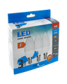 LED žiarovka Trixline 6W C35 E14 studená biela 3 PACK