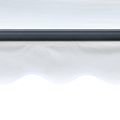 vidaXL Ručne zaťahovacia markíza s LED 600x300 cm krémová