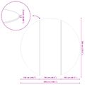 vidaXL Podložka pod bazén Ø 306 cm (1 mm) Okrúhly Netkaná textília