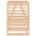 vidaXL Úložný box pre odpadkový kôš 84x90x128,5 cm masívna borovica