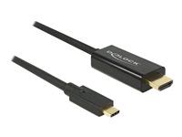 Externý video adaptér - Parade PS176 - USB-C - HDMI - čierna