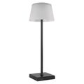 LED stolná lampa KATIE, dobíjacia, čierna