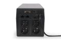 DIGITUS Professional Line-Interactive UPS, 2000VA / 1200W 12V / 9Ah x2 batérie, 4x CEE 7/7, AVR, USB, RS232, RJ11 / 45,