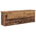 vidaXL Vešiak na stenu Nástenná montáž Staré drevo 75 x 16 x 26 cm