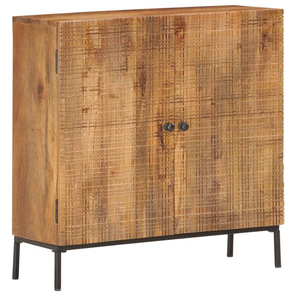 vidaXL Komoda 75x30x75 cm masívne mangovníkové drevo