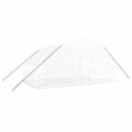 vidaXL Skleník s oceľovým rámom biely 24 m² 6x4x2,85 m