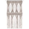 vidaXL Záclona macrame sivo-hnedá 140x240 cm bavlna