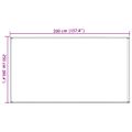 vidaXL Stanový koberec svetlozelený 250x350 cm HDPE