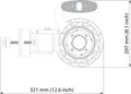 RF elements Sektorová anténa Horn s TwistPortom, 5/6GHz, 10 dBi, 90°