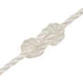 vidaXL Pracovné lano biele 3 mm 250 m polypropylén