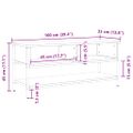 vidaXL Zostava TV skriniek 100 x 35 x 45 cm Remeselný dub